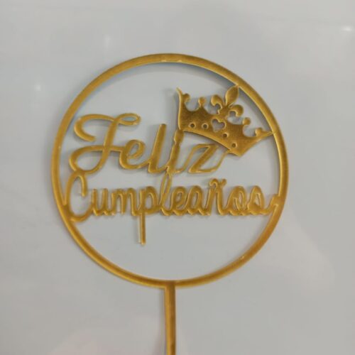 TOPPER PARA TORTA CON STRASS