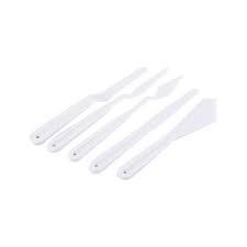 ESPATULA PLASTICA X 5 COD. BLANCAS 2004