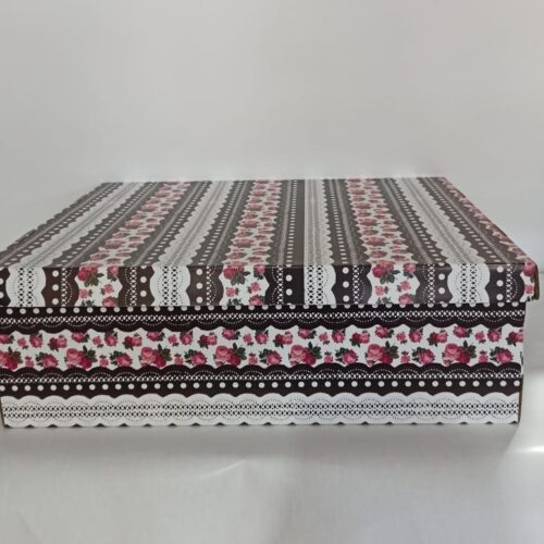 CAJA FANTASIA BAJO CAMA 39X52X19 NEGRO/FUCSIA