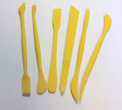 ESTECAS PLASTICAS X 7  (AMARILLA) AM24234