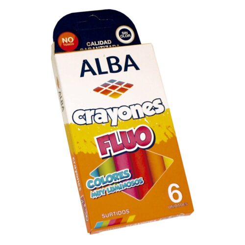 CRAYON ALBA FLUO X 6                              