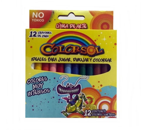 CERAS/CRAYON FINOS X 12 EZCO***