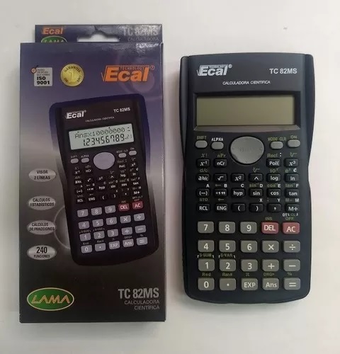 CALCULADORA TC 82 MS CIENTIFICA " (8X16CM)