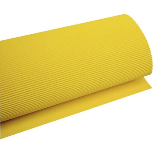 CARTON MICROCORRUGADO AMARILLO 50X70CM