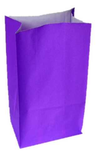 BOLSA COTILLON VIOLETA X UNIDAD 12,5X7X24,5CM