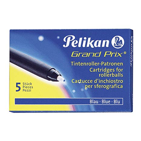 CARTUCHO ROLLER PELIKAN G.PRIX X 5 UNID.  