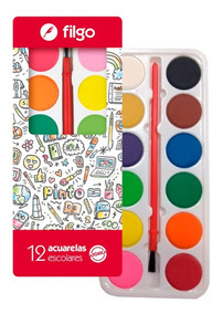 ACUARELA FILGO X 12 COLORES