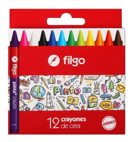 CERAS/CRAYON PINTO FINOS X 12 FILGO