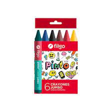 CERAS/CRAYON FILGO GRUESOS X 6