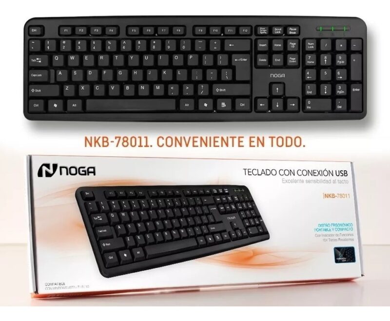 TECLADO NETMAK USB