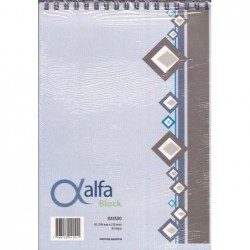 BLOCK ESPIRAL ALFA A5 80HJ.RAYADO