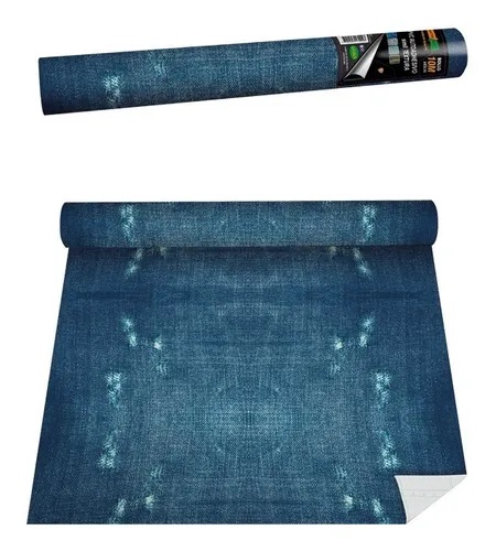 CONTAC ROLLO 45 X 10 MTRO. JEANS AZUL