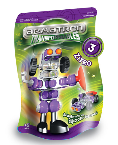 BLOCKY ARMATRON TRANSFORMABLE Nº 3 ZITRO 755