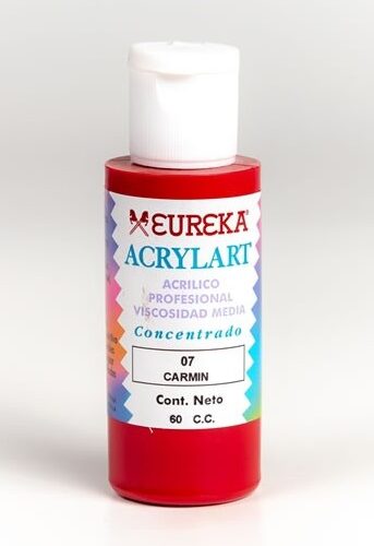 ACRILICO EUREKA X 60CC CARMIN