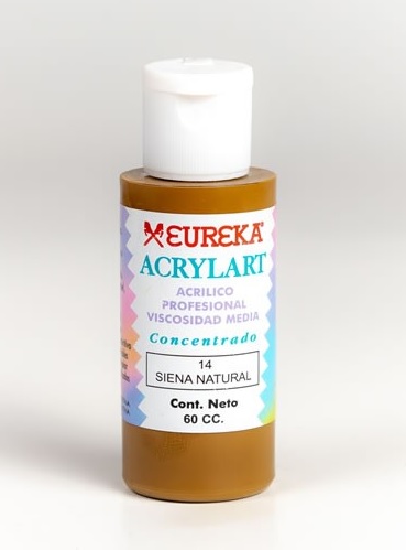 ACRILICO EUREKA X 60CC SIENA NATURAL