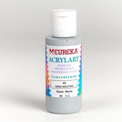 ACRILICO EUREKA X 60CC GRIS NEUTRO