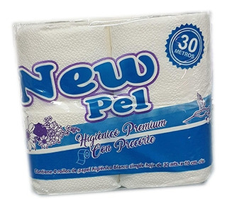 PAPEL HIGIENICO X4 NEW PEL 20 METROS DOBLE HOJA*