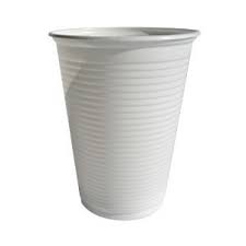 VASO PLASTICO X300CC BLANCO X 100 UNIDADES