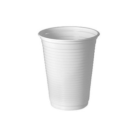 VASO PLASTICO X110CC BLANCO X 100 UNIDADES