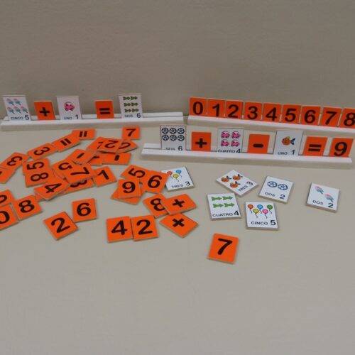 JUEGO DE NUMEROS CON BASE  27PZ 037 DY