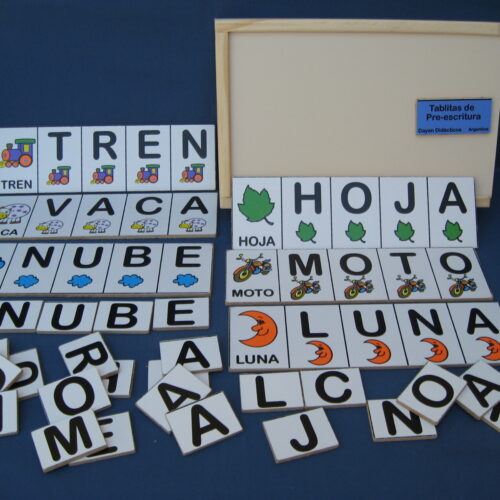 TABLITAS DE PREESCRITURA 30PZ 098 DY