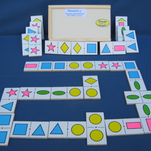DOMINO DE FIGURAS GEOMETRICAS 28 PZ 103 DY