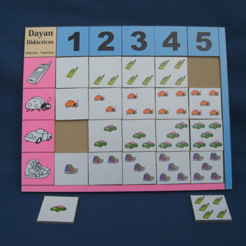 PRENUMERICO  1 AL 5 20PZ 118 DY