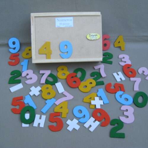 CAJA DE NUMEROS 49PZ   123   DY