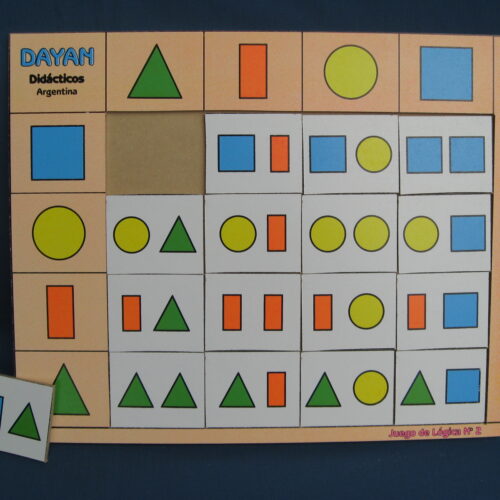 JUEGO DE LOGICA Nº2 16FICHAS 142 DY