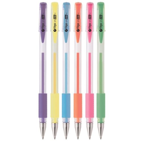 BOLIGRAFO GEL FILGO POP PASTEL X 6