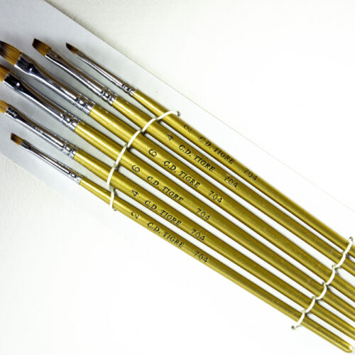 PINCEL 704 TIGRE X 3 UNI  Nº 6, 4, 2