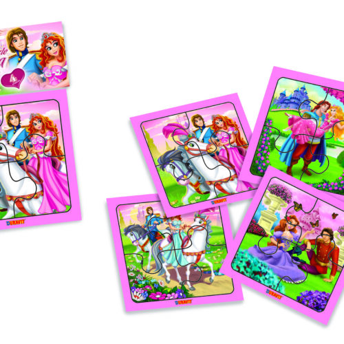 PUZZLE X 4 PRINCESA DV 050
