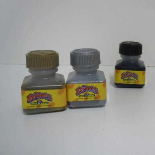 TINTA CHINA STA 15CC ORO/ PLATA