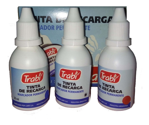 TINTA TRABI P/ MARCADOR AL AGUA 30ML