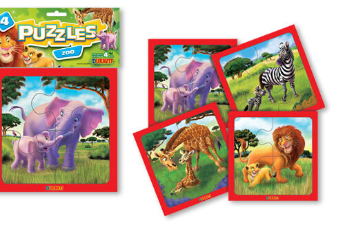 PUZZLE  ZOO  X 4 557 DV