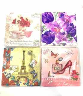 SERVILLETA ARTISTICA PARA DECOUPAGE X UNIDAD