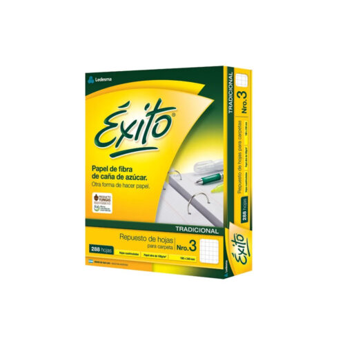 REP. Nº 3 EXITO X 288 CUADRICULADO