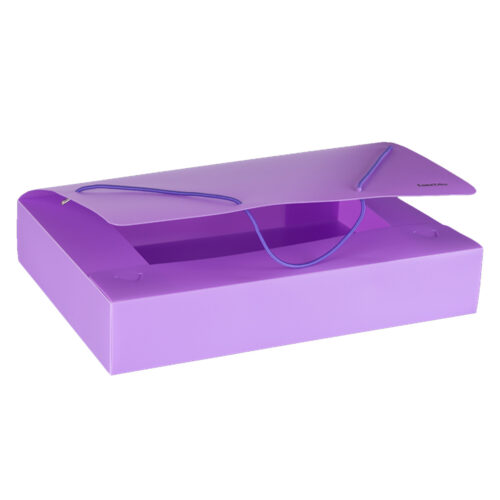 CAJA ARCHIVO LILA PASTEL 6CM OF PLAST **OFERTA*