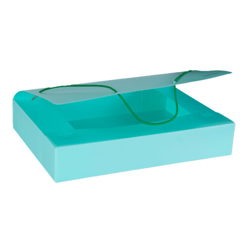 CAJA ARCHIVO VERDE PASTEL 6CM OF PLAST **OFERTA*