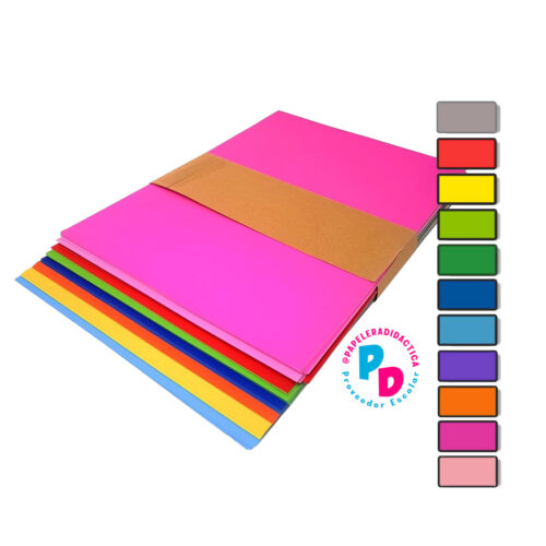 PACK CARTULINA COLOR SURTIDO X 50