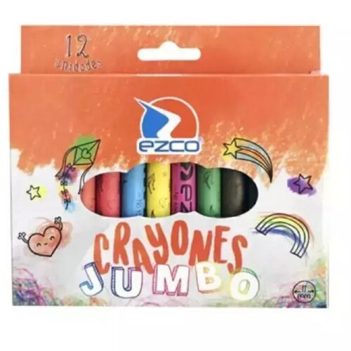 CERAS/CRAYON EZCO JUMBO GRUESOS X 12 **OFERTA**