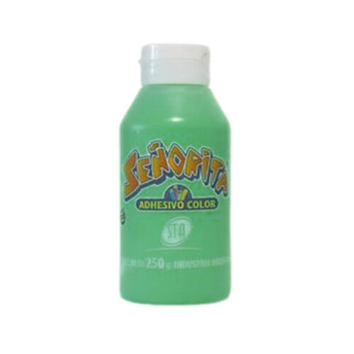 ADHESIVO COLOR X 250GR VERDE