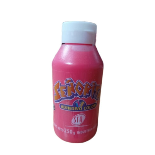 ADHESIVO COLOR X 250GR ROSA
