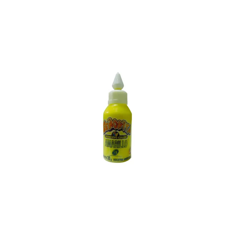 ADHESIVO COLOR AMARILLO X 30GR