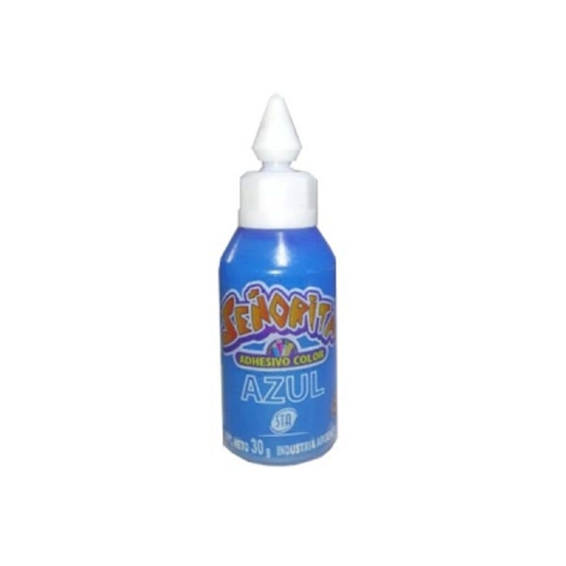 ADHESIVO COLOR AZUL X 30GR