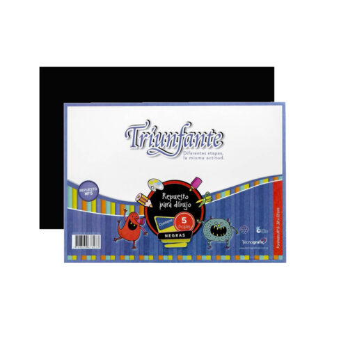 REP. DIBUJO Nº 5 NEGRO X 5 HJ TRIUNFANTE