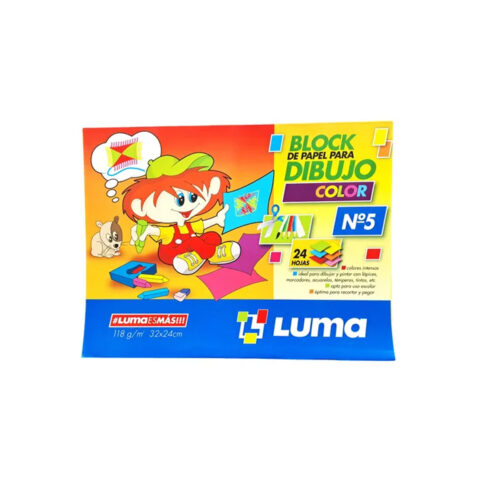 BLOCK DIBUJO Nº 5 COLOR LUMA X 24 HOJAS **