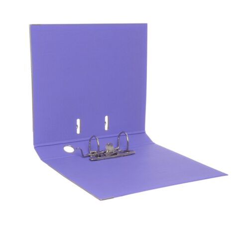 BIBLIORATO PLASTICO OFICIO LILA LOMO ANCHO