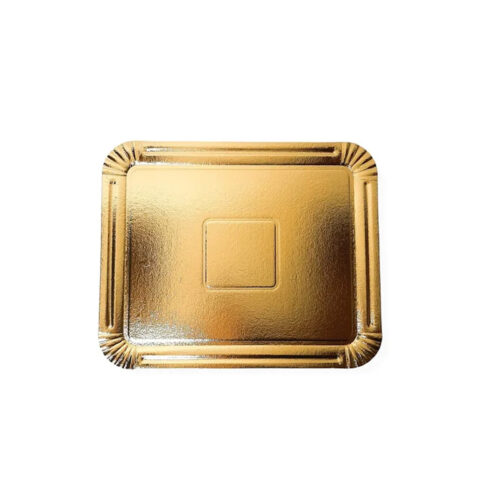 BANDEJA CARTON DORADO 30X40 X UNIDAD 3 KG RECT