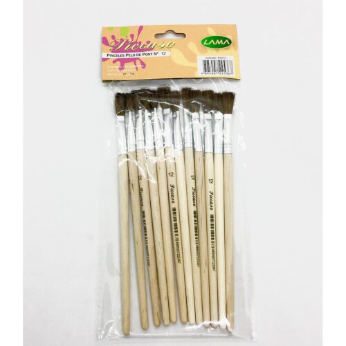 PINCEL GRUESO PELO PONY P/RED Nº 12 X UNIDAD